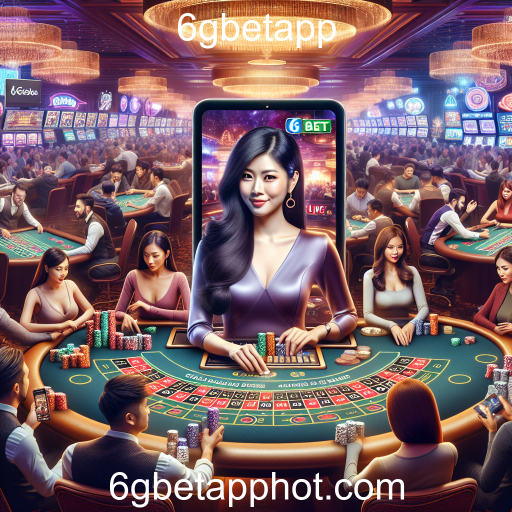 Descubra a Experiência de Cassino Ao Vivo no 6gbetapp